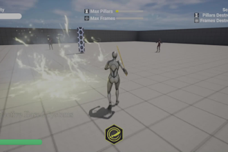 develop gameplay mechanics and systems in unreal engine 5 or unity