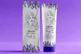 do product label, cosmetic label design