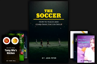 design two kindle covers, in 24 hours, unlimited revision