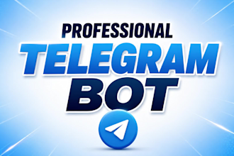 develop a custom telegram bot for your business