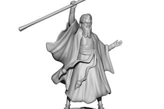 sculpt head, bust and character model for 3d printing
