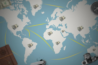 create cinematic map animations and travel route videos