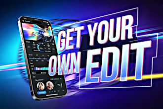 make your edit using your clips, music, style and ideas