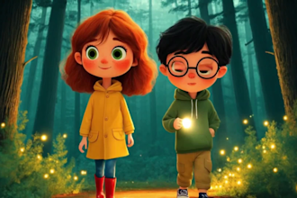 create ai animation story , 3d cartoon for kids