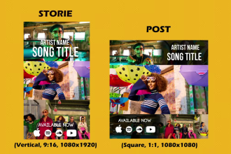 make music video teaser for instagram  feed and story