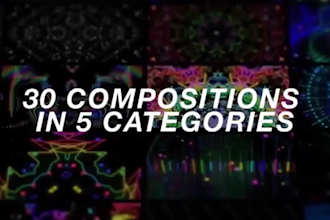 make unique visualized music video