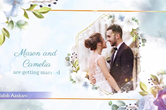 create a wedding invitation video