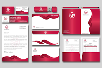 design business card, letterhead, and stationery items