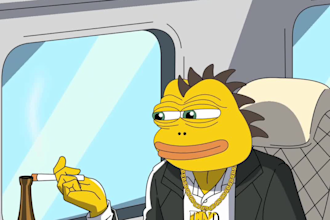 2d animation, 2d memecoin animation, funny meme, memecoin art, memecoin video