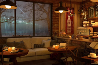 make 10 cozy rain video, relaxing video youtube channel for you