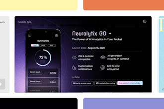 design animated presentation in figma or powerpoint