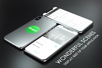 design a stunning app promo video ad
