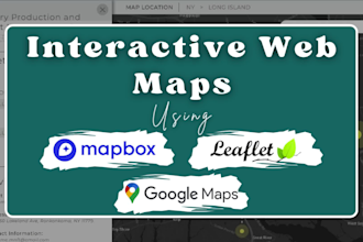 create interactive web gis maps with mapbox, leaflet, and google maps