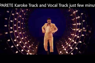 remove vocal from audio and make karaoke track without voice