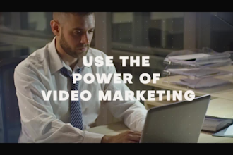 create promotional marketing business video ad