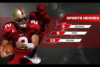 create hype sports highlights videos, promo, reels, mixtapes