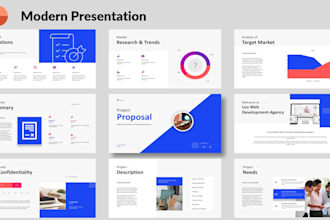 design unique presentation on PPT, prezi, canva, google slides templates
