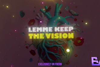 create lyric video plus music visualization