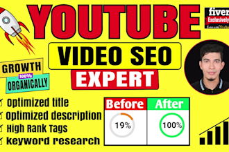 rank videos on google and youtube 1st page with SEO