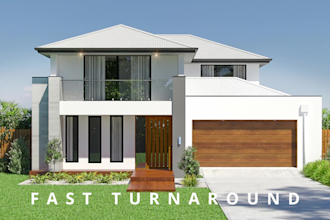 provide fast australian facade renderings