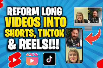 repurpose youtube videos into short form clip or content with engaging subtitle