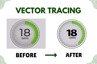 do vector tracing, vectorize image, logo to vector in adobe illustrator