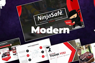design and redesign professional powerpoint presentations, pitch decks