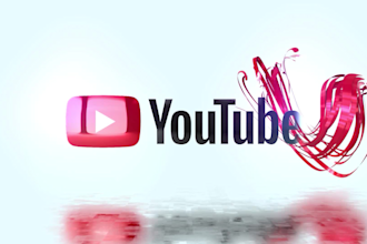 create 3d logo animation video and youtube intro video