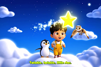 do 3d ai animation, nursery rhymes, kids stories, kids learning videos