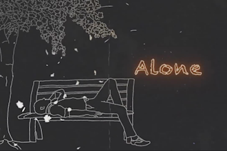 make a cinematic hand drawn lyric music video with animation