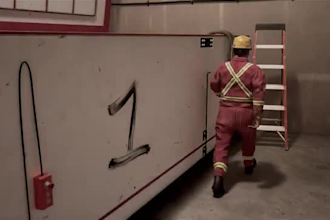 do 3d industrial technical video machine safety training construction animation