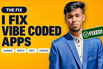fix bugs and errors in your lovable replit or bolt vibe coded app