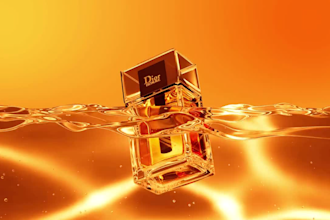 render realistic cgi perfume animation, 3d cosmetics,3d perfume bottle modelling