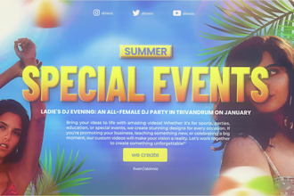 create festival intro and social media videos