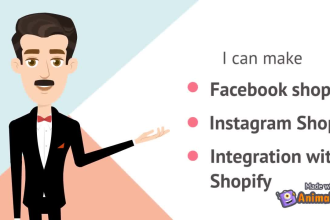 setup facebook shop, instagram shop and shopify integration