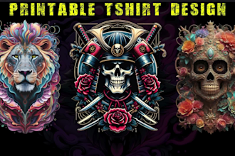 do trendy t shirt designs generated by midjourney ai