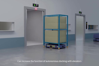 create 3d industrial robotic arm animation and factory automation video