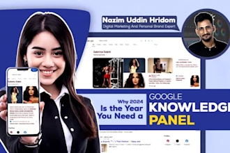 create a google knowledge panel or knowledge graph for top ranking