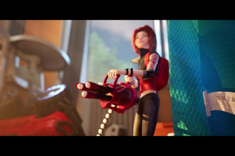 3d animation, 3d cartoon, 3d character animation, 3d commercial video