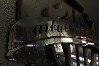 create chrome metal grunge 3d logo intro