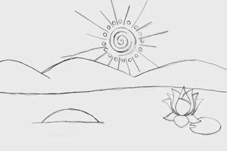 create hand drawn 2d line art animation frame by frame 2d animation 2d line art