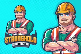 design amazing mascot cartoon logo for your business