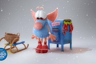 customize this christmas and new year greeting video