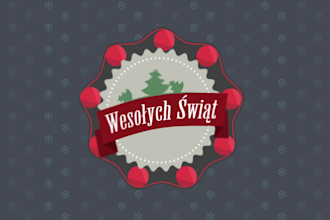 create a custom animated holiday greetings card
