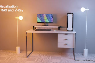 design and render elegant 3d products