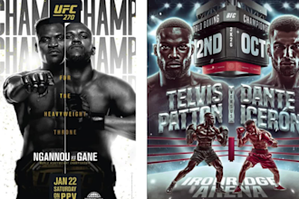 design nongeneric boxing mma flyer ufc wwe flyer sports fighting flyer poster