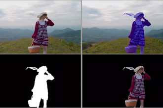rotoscoping, motion tracking, background remove, from videos