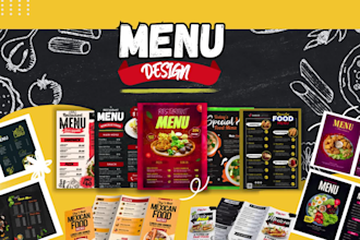 design resturent menu,bar menu,cafe menu,salon and spa menu