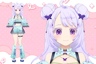 design and rigging high quality live 2d vtuber model