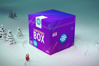 create magical animated santa christmas wishes video